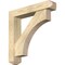 Ekena Millwork Westlake Craftsman Rough Sawn Bracket w/ Offset Brace, Douglas Fir, 6"W x 30"D x 30"H BKT0604X30X30WTL04RDF - alternate 1